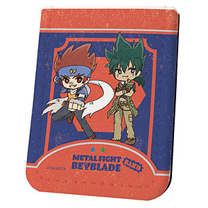 レザーフセンブック「メタルファイト ベイブレード 爆」10/鋼銀河＆盾神キョウヤ(レトロアート)