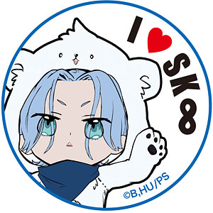 SK∞ エスケーエイト アニマルししゅうブローチ [SNOW]