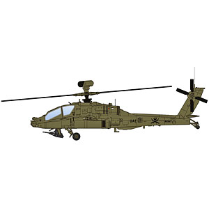 1/72 AH-64D アパッチ・ロングボウ “タイガーシャーク”[ホビーマスター