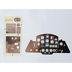 1/48 Ki-51九九式襲撃機・着色計器板・ウィングジー