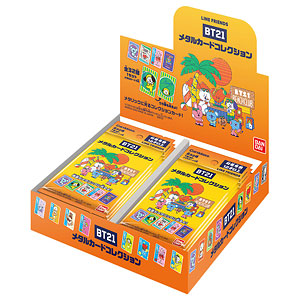 BT21 メタルカードコレクション 20パック入りBOX