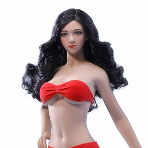 1/6 スーパーフレキシブル 女性シームレスボディ ペール ミドルバスト