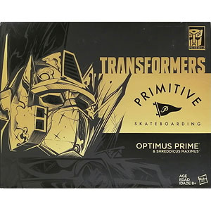 TRANSFORMERS PRIMITIVE SKATEBOARDING OPTIMUS PRIME ＆ SHREDDICUS MAXIMUS (SDCC2017限定)