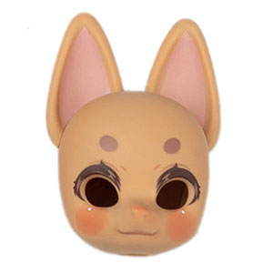 PICCODOシリーズ デフォルメドール用レジンヘッド FURRY FOX(化粧付きVer.) 日焼け肌