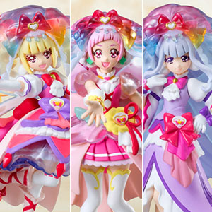 HUGっと！プリキュア キューティーフィギュア4 全3種セット