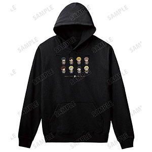 進撃の巨人 パーカー(ワンナイト人狼コラボドット絵ver.) レディース XL