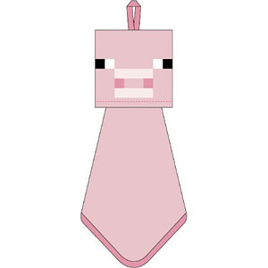 Minecraft ループタオル ブタ