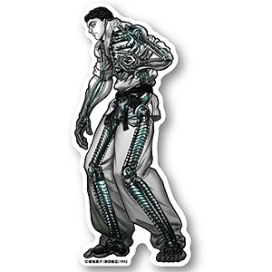 刃牙 塩ビ厳選ステッカー 克巳マッハ突き