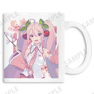 桜ミク 描き下ろしイラスト 桜ミク Art by kuro マグカップ