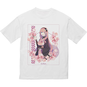桜ミク 描き下ろしイラスト 巡音ルカ Art by kuro BIGシルエットTシャツ ユニセックス S