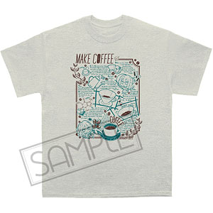 【限定販売】ゆずソフト 「式部茉優」MAKE COFFEE Tシャツ produced by komowata L
