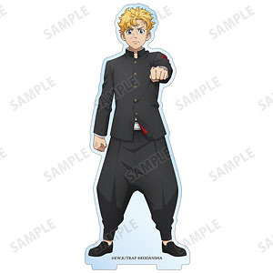 佐野万次郎　特大ダイカットアクリルスタンド　応援団服 中古】アクリルスタンド・アクリルパネル 佐野万次郎 描き下ろし