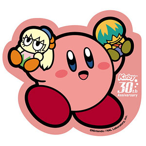 星のカービィ 30th ダイカットステッカー (23)きほんはまる