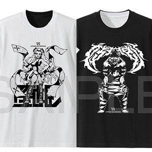 鬼滅の刃 堕姫＆妓夫太郎 リバーシブルTシャツ/WHITE×BLACK-M