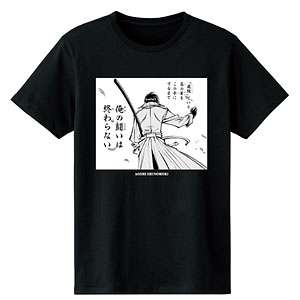 るろうに剣心-明治剣客浪漫譚- 四乃森蒼紫 「俺の闘いは終わらない」 Tシャツ レディース L