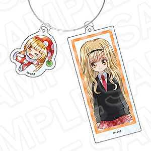 【未使用】しゅごキャラ！真城りま クラウンドロップ キーホルダー TVアニメ「しゅごキャラ！」 アクリルスタンド クラウンドロップ