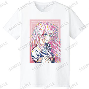 TVアニメ『可愛いだけじゃない式守さん』 ティザービジュアル Ani-Art Tシャツ レディース XXL
