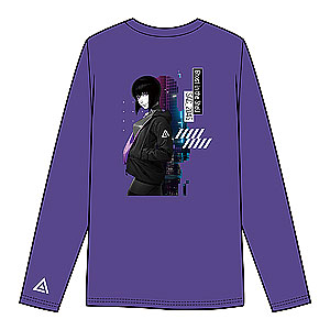 『攻殻機動隊 SAC_2045』 ロングスリーブTシャツ パープル S
