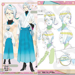特『刀剣乱舞-花丸-』～雪月華～ キャラ設定クリアポスターセットvol.1 (1)巴形薙刀