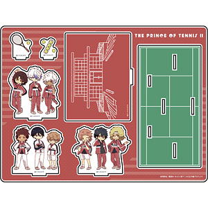 アクリルジオラマ「新テニスの王子様」02/不動峰中学校(レトロ