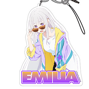 Re：ゼロから始める異世界生活 エミリア デザインアクリルマルチキーホルダー