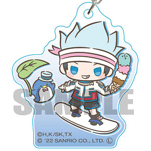 SHAMAN KING×サンリオキャラクターズ アクリルキーホルダー ホロホロ×タキシードサムA