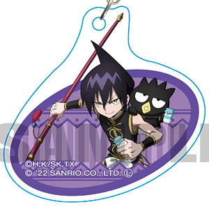 SHAMAN KING×サンリオキャラクターズ アクリルキーホルダー 道蓮×バッドばつ丸B