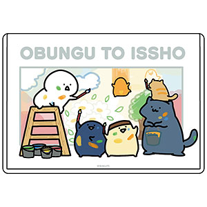 キャラクリアケース「お文具といっしょ」04/お絵かきデザイン 春まつりVer.