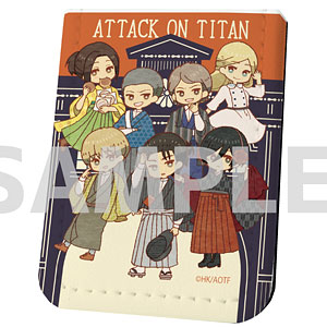 レザーフセンブック「進撃の巨人」26/エレン＆ミカサ＆アルミン＆ジャン＆コニー＆サシャ＆ヒストリア(レトロアート)