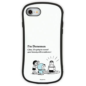 I’m Doraemon iPhone SE(第3世代/第2世代)/8/7/6s/6対応 ハイブリッドガラスケース きれいなジャイアン