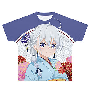 魔女の旅々 描き下ろしイラスト イレイナ 着物ver. フルグラフィックTシャツ ユニセックス L