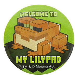 Minecraft 缶バッジ カエル
