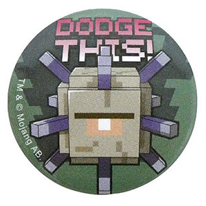 Minecraft 缶バッジ エルダーガーディアン