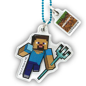 Minecraft アクリルボールチェーンA スティーブ