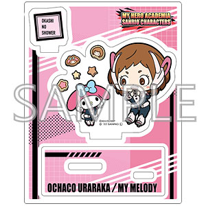 僕のヒーローアカデミア×サンリオキャラクターズ アクリルスタンドB (麗日・マイメロディ)