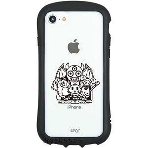 ポンコツクエスト iPhone SE(第3世代/第2世代)/8/7/6s/6対応ハイブリッドクリアケース ラインアート