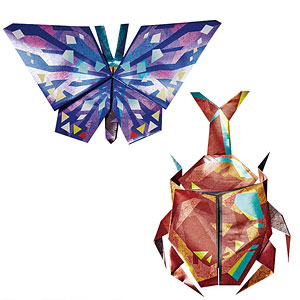 パピるんず クラフトフレンズ パピるんず ワイルドライフ オオムラサキ＆カブトムシ