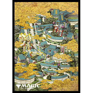 マジック：ザ・ギャザリング プレイヤーズカードスリーブ MTGS-213 『神河：輝ける世界』 浮世絵 土地 ≪平地≫ (B)