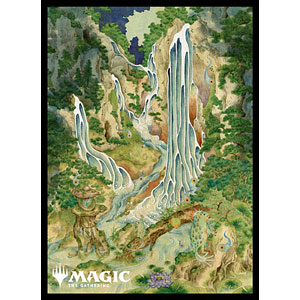 マジック：ザ・ギャザリング プレイヤーズカードスリーブ MTGS-214 『神河：輝ける世界』 浮世絵 土地 ≪島≫ (A) パック