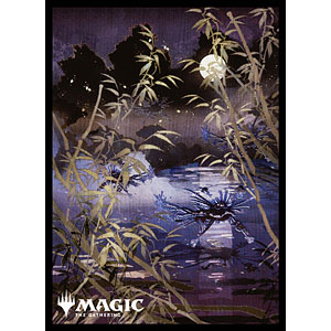 マジック：ザ・ギャザリング プレイヤーズカードスリーブ MTGS-216 『神河：輝ける世界』 浮世絵 土地 ≪沼≫ (A) パック