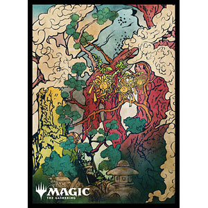 マジック：ザ・ギャザリング プレイヤーズカードスリーブ MTGS-220 『神河：輝ける世界』 浮世絵 土地 ≪森≫ (A) パック