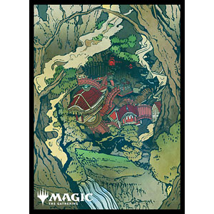 マジック：ザ・ギャザリング プレイヤーズカードスリーブ MTGS-221 『神河：輝ける世界』 浮世絵 土地 ≪森≫ (B) パック