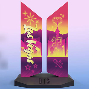 BTS レプリカ「プレミアム・BTS・ロゴ」ラスベガス・エディション