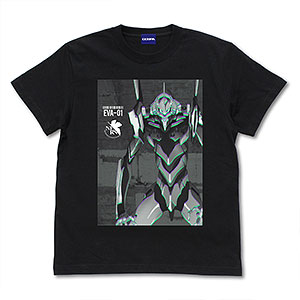 EVANGELION エヴァ2号機 エフェクトビジュアルTシャツ/LIGHT GRAY-M