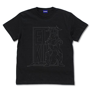 ウルトラセブン エレキング イラストタッチTシャツ/BLACK-XL