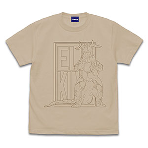 ウルトラセブン エレキング イラストタッチTシャツ/LIGHT BEIGE-S