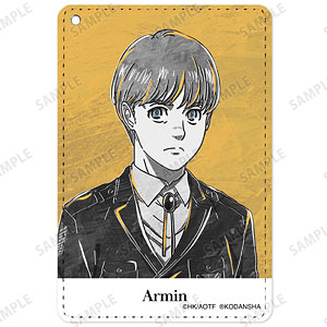 進撃の巨人 アルミン Ani-Art BLACK LABEL 1ポケットパスケース