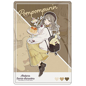 キャラクリアケース「赤倉×サンリオキャラクターズ」05/ポムポムプリン(描き下ろし)