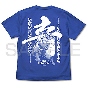 鬼滅の刃 音の呼吸 宇髄天元 Tシャツ/ROYAL BLUE-S