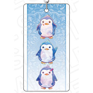 輪るピングドラム 両面キーホルダー PALE TONE series ペンギン1号＆ペンギン2号＆ペンギン3号